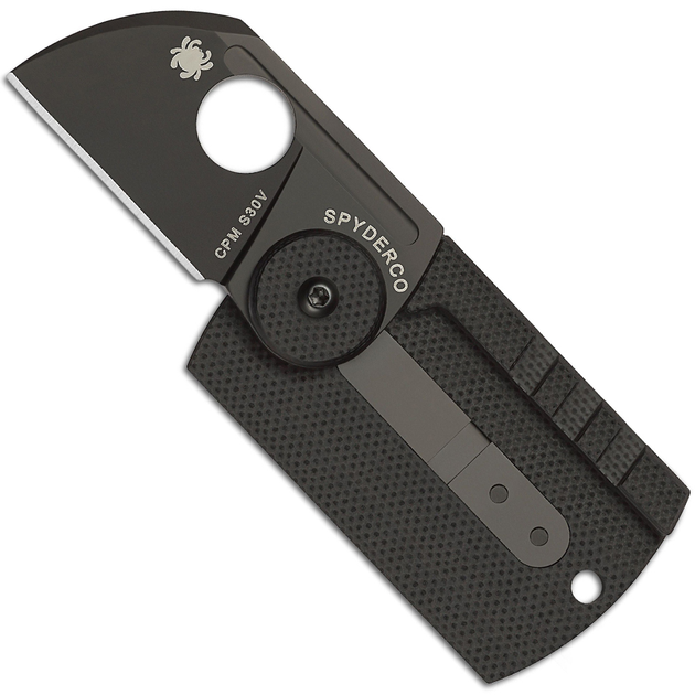 Складной нож Spyderco Dog tag Carbon Fiber C188CFBBKP - изображение 1