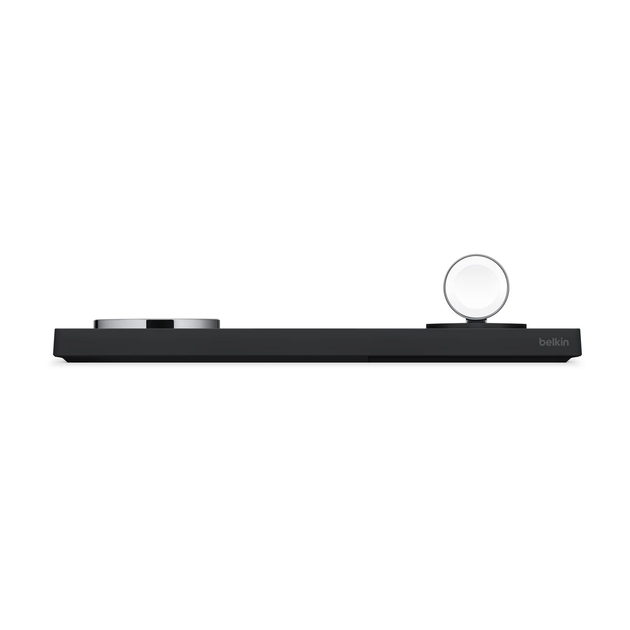 Безпроводная зарядка Belkin BOOST CHARGE PRO 3-in-1 Wireless Charging Pad with MagSafe Black (HPU72, WIZ016vf - изображение 4