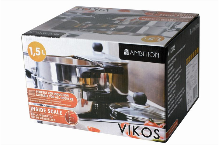 Garnek do gotowania na parze Ambition Vikos 1.5 l (5904134812629) - obraz 8