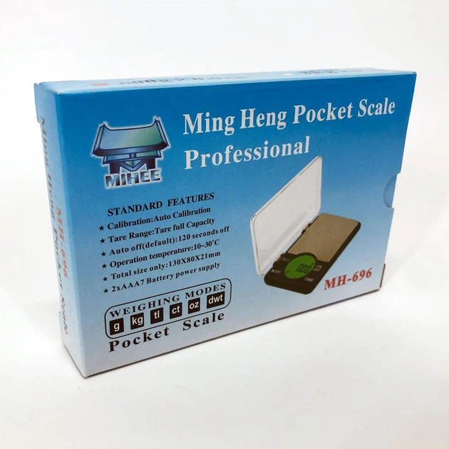 Весы ювелирные Ming Heng Pocket Scale Professional MH-696 на 600 г, точные электронные весы - изображение 8