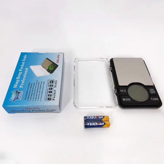 Весы ювелирные Ming Heng Pocket Scale Professional MH-696 на 600 г, точные электронные весы - изображение 10