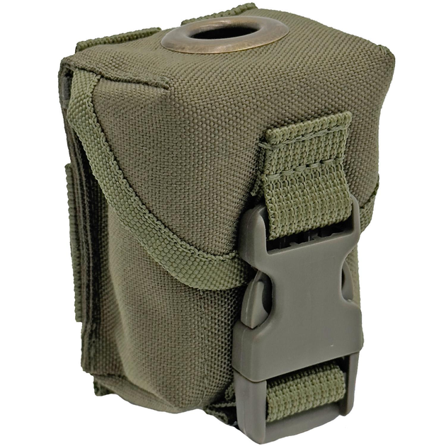 Подсумок гранатный Molle под Ф1, РГД, П67 Олива Cordura MELGO - изображение 1