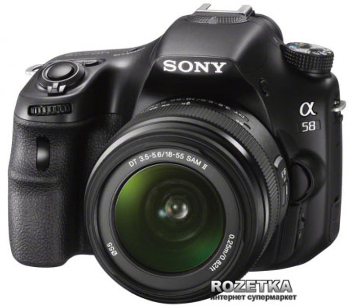 Фотоаппарат Sony Alpha SLT-A58 18-55mm Kit купить на ROZETKA | Отличная ...