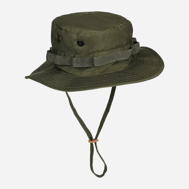 Тактична панама чоловіча MIL-TEC British Boonie Hat with Neck Flap R/S"12326101 S [182] Olive (4046872385599) - зображення 2