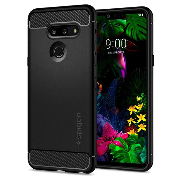 Чехол Spigen для LG G8 ThinQ Rugged Armor Black (A32CS25979