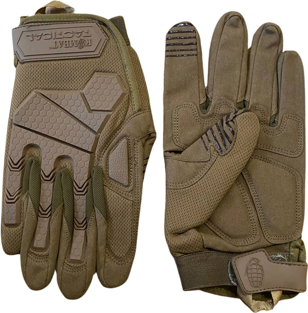 Тактические перчатки Kombat Alpha Tactical Gloves Койот L (kb-atg-coy-l) - изображение 2