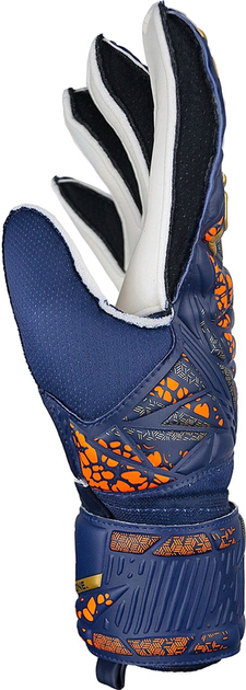 Рукавички футбольні воротарські Reusch Attrak Solid 5470515 4410 розмір 11 синій + сірий (4060485477212) - зображення 4