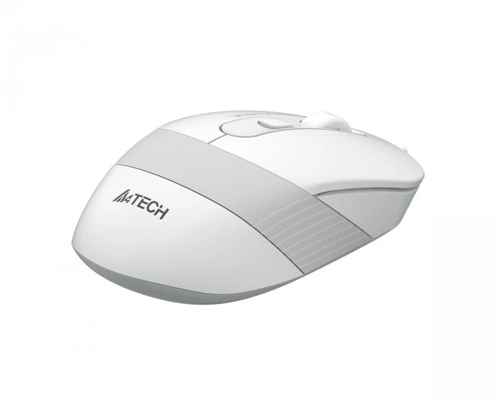 Мышь A4Tech FM10S (White) Fstyler, проводная бесшумная, USB, 1600 dpi, белая - изображение 7
