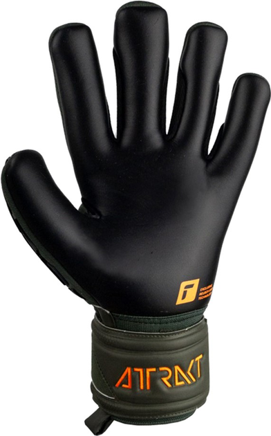 Рукавички футбольні воротарські Reusch Attrakt Freegel Silver 5370035 5555 розмір 10.5 Чорні (4060485381533) - зображення 3
