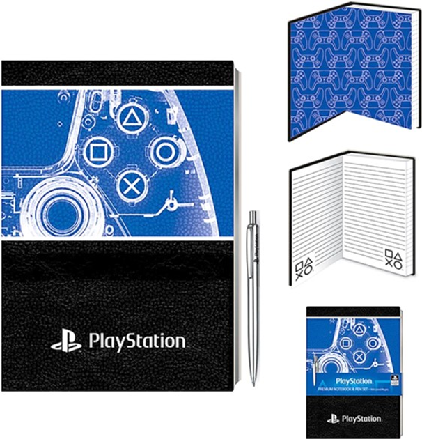 Zestaw Pyramid Playstation X-RAY notatnik A5 + długopis z latarką (5051265741202) - obraz 2