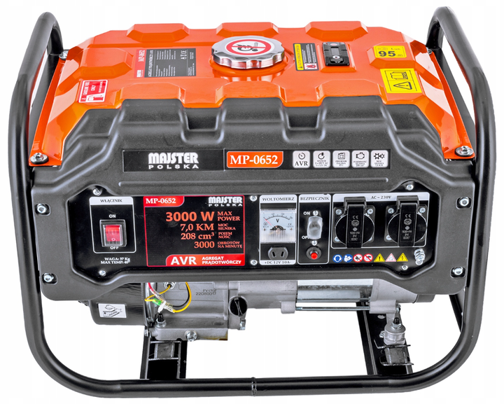 Бензиновый генератор MAJSTER Polska 3000W, AVR (MP-0652) - зображення 3