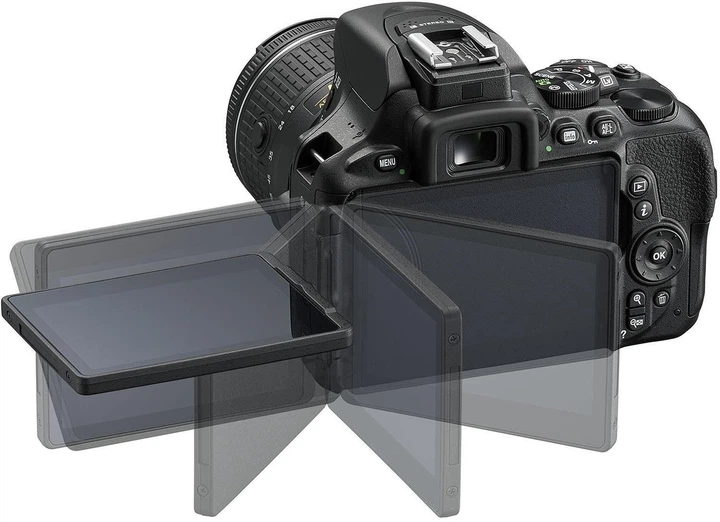 Дзеркальний фотоапарат Nikon D5600 Body 465 г - зображення 2