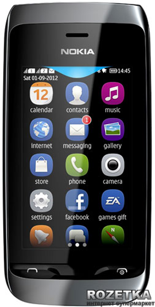 Мобильный Телефон Nokia Asha 310 Black – Фото, Отзывы.