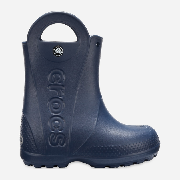 Kalosze chłopięce Crocs Handle Rain Boot Kids 12803-410 27 Granatowe (191448181472) - obraz 1