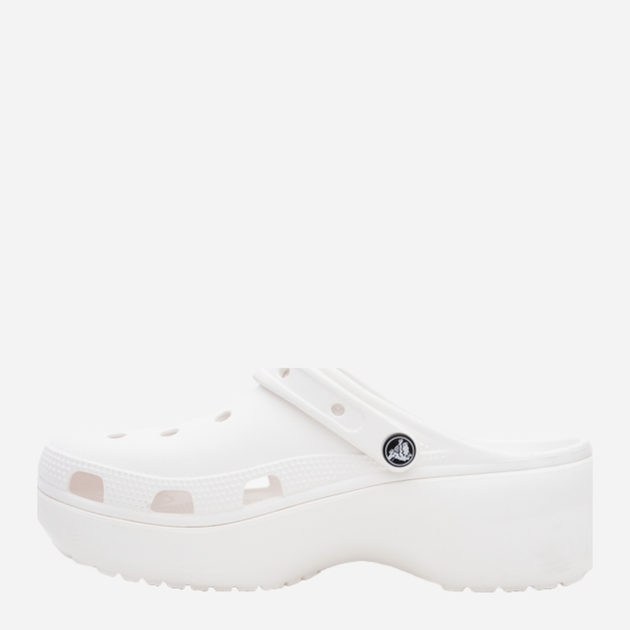 Жіночі крокси Crocs Classic Platform Clog W 206750-100 37,5 Білі (191448678460) - зображення 3