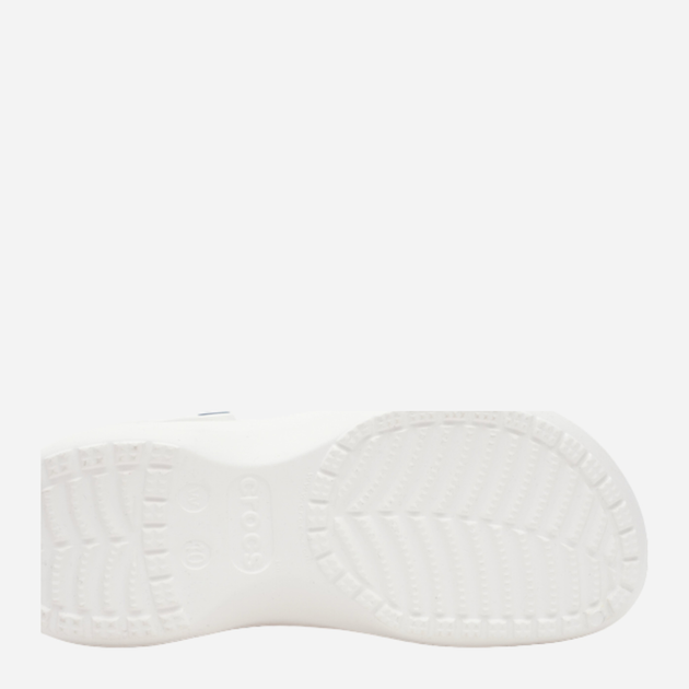 Жіночі крокси Crocs Classic Platform Clog W 206750-100 37,5 Білі (191448678460) - зображення 6