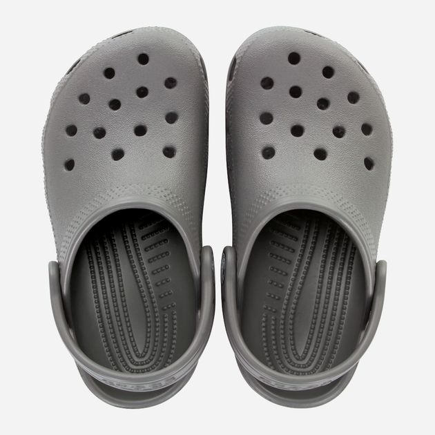 Підліткові крокси-сабо для хлопчика Crocs Classic Kids Clog K 206991-0DA 37-38 Сірі (191448734531) - зображення 4