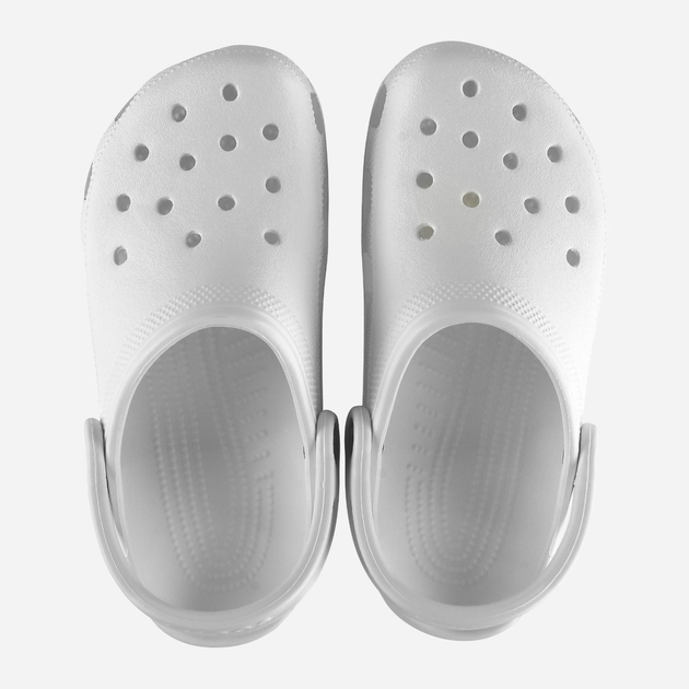 Дитячі крокси-сабо для хлопчика Crocs Classic Kids Clog K 206991-100 28-29 Білі (191448734555) - зображення 4