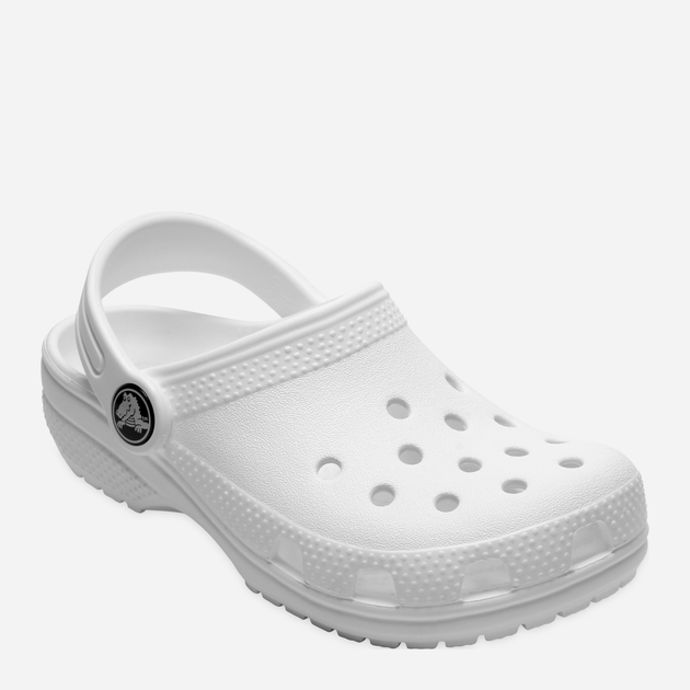 Дитячі крокси для хлопчика Crocs Classic Kids Clog K 206991-100 34-35 Білі (191448734609) - зображення 2