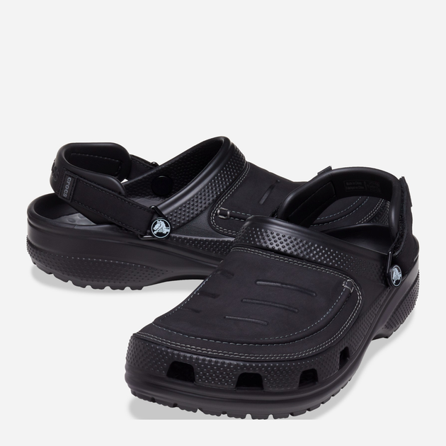 Чоловічі крокси Crocs Yukon Vista II LR Clog M 207689-0DD 48-49 Чорні (191448934177) - зображення 3