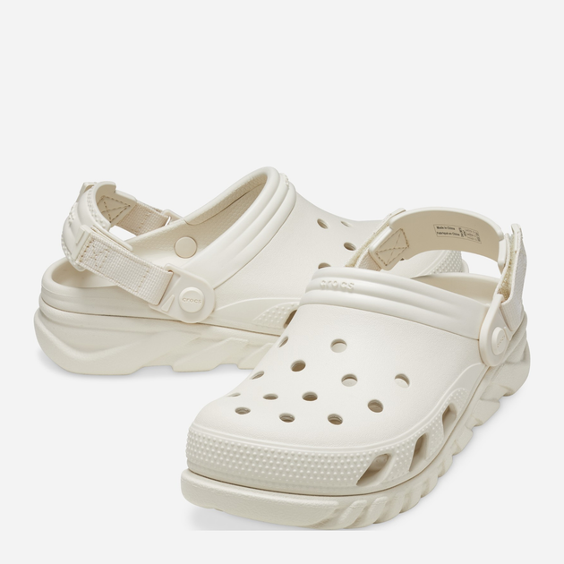 Chodaki męskie Crocs Duet Max II Clog 208776-160 46-47 Mleczne (196265429851) - obraz 3