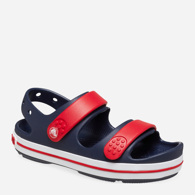 Sandały chłopięce Crocs Crocband Cruiser Sandal T Kids 209424-4OT 27-28 Granatowe (196265604005) - obraz 2