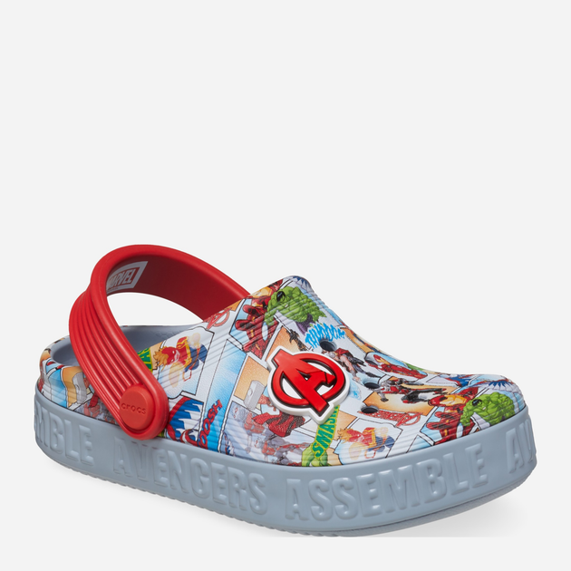 Дитячі крокси для хлопчика Crocs Avengers Off Court Clog T 209945-0ID 23-24 Сірі (196265674213) - зображення 2