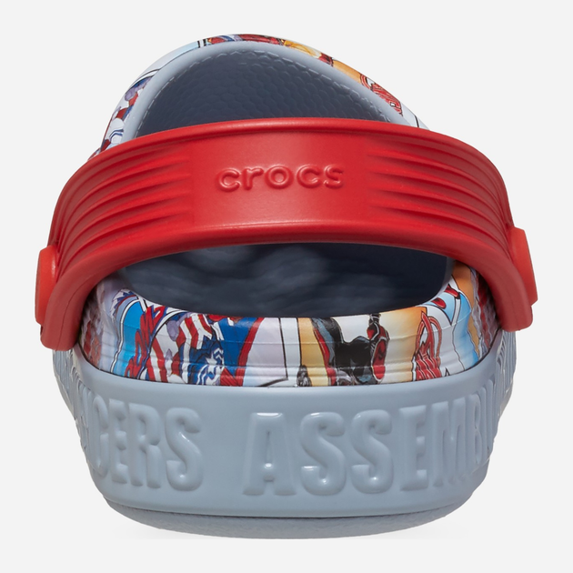 Дитячі крокси-сабо для хлопчика Crocs Avengers Off Court Clog T 209945-0ID 23-24 Сірі (196265674213) - зображення 5