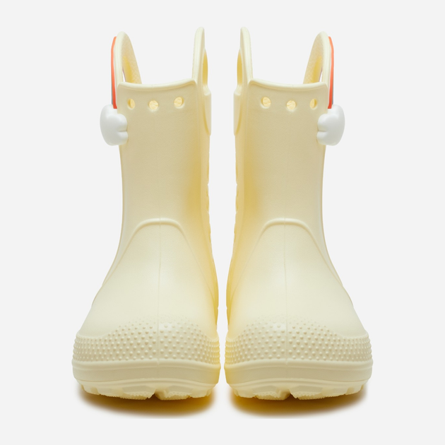 Дитячі гумові чоботи для дівчинки Crocs Handle It Rainbpw Rain Boot Kids 210026-76O 30-31 Молочні (196265679577) - зображення 4