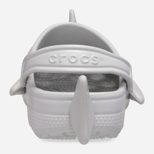 Дитячі крокси-сабо для хлопчика Crocs Classic Iam Shark Clog K 210014-1FT 25-26 Сірі (196265679317) - зображення 5