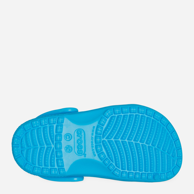 Дитячі крокси-сабо для хлопчика Crocs Classic Kids Clog T 206990-4OX 24-25 Блакитні (196265746972) - зображення 6