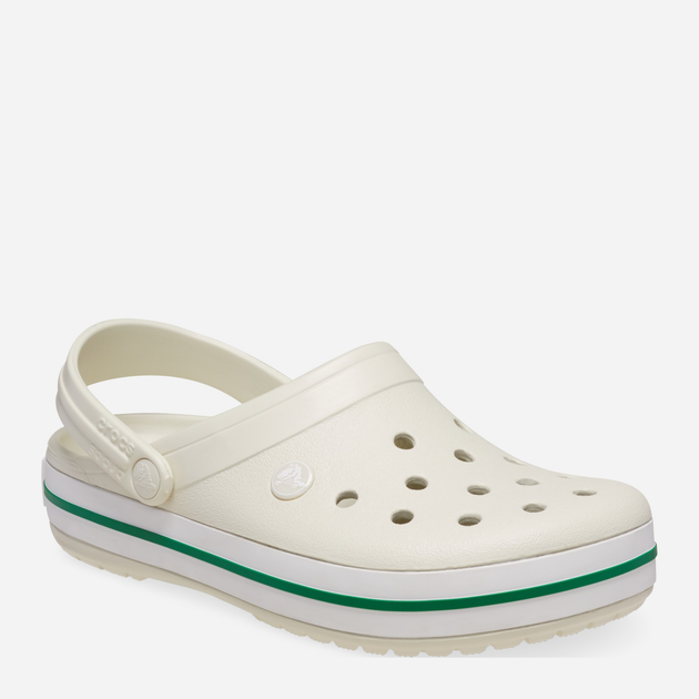 Дитячі крокси для хлопчика Crocs Crocband Kids Clog 207006-0HZ 33-34 Молочні (196265747177) - зображення 2