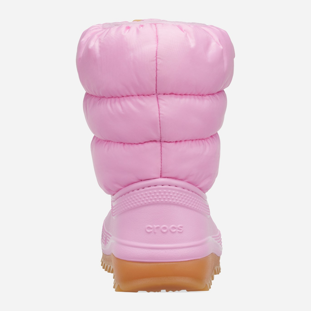 Śniegowce dziecięce dla dziewczynki ocieplane Crocs Classic Neo Puff Boot T 207683-6XQ 24-25 Jasnoróżowe (196265749539) - obraz 6