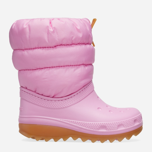 Дитячі зимові чоботи-дутики для дівчинки Crocs Classic Neo Puff Boot K 207684-6XQ 29-30 Рожеві (196265749652) - зображення 1