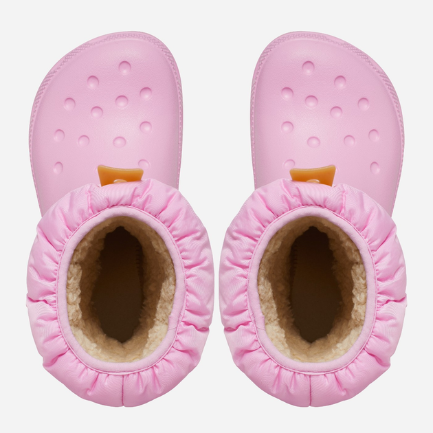 Śniegowce dziecięce dla dziewczynki ocieplane Crocs Classic Neo Puff Boot K 207684-6XQ 28-29 Jasnoróżowe (196265749645) - obraz 5