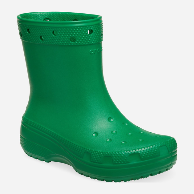 Чоловічі гумові чоботи низькі Crocs Classic Rain Boot 208363-3WH 43-44 Зелені (196265751853) - зображення 2