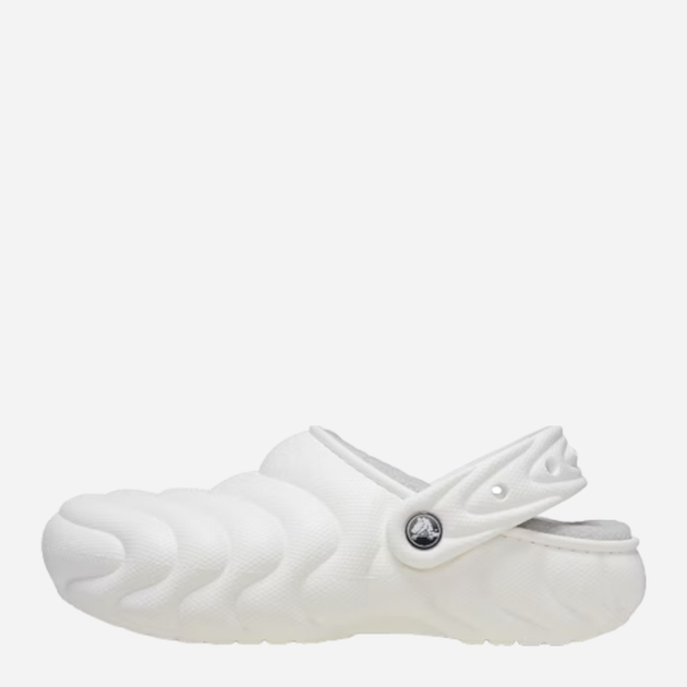 Chodaki damskie ocieplane Crocs Classic Lined Overpruff Clog 210059-100 37-38 Białe (196265759996/0196265759996) - obraz 3