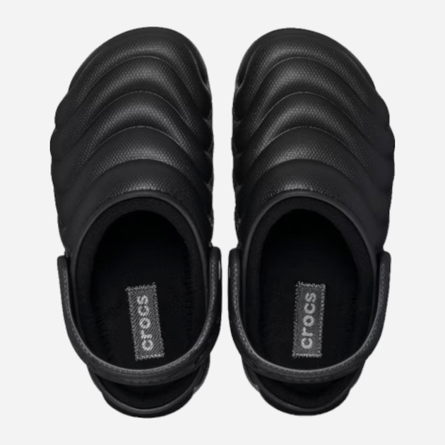 Chodaki damskie ocieplane Crocs Classic Lined Overpruff Clog 210059-001 38-39 Czarne (196265759767/0196265759767) - obraz 5