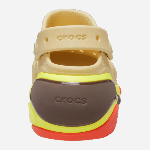 Chodaki damskie na platformie Crocs Bubble Crush Clog 210061-0HX 37-38 Beżowe (196265761838) - obraz 5