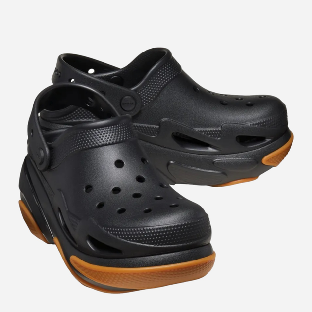 Chodaki damskie na platformie Crocs Bubble Crush Clog 210061-0WS 36-37 Czarne (196265762309) - obraz 3