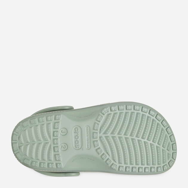 Дитячі крокси-сабо для хлопчика Crocs Classic Kids Clog K 206991-308 32-33 Світло-зелені (196265800506) - зображення 6