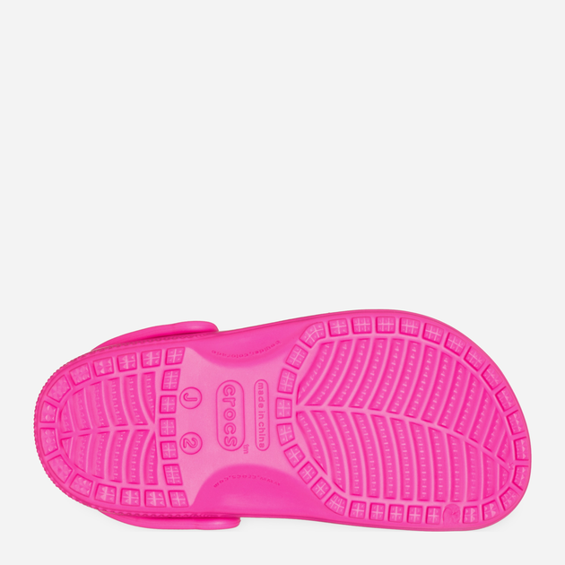 Дитячі крокси-сабо для дівчинки Crocs Classic Kids Clog K 206991-6TW 34-35 Рожеві (196265800704) - зображення 6