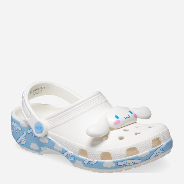 Жіночі крокси Crocs Classic Cinnamoroll Clog 210343-90H 39-40 Білі (196265814794) - зображення 2