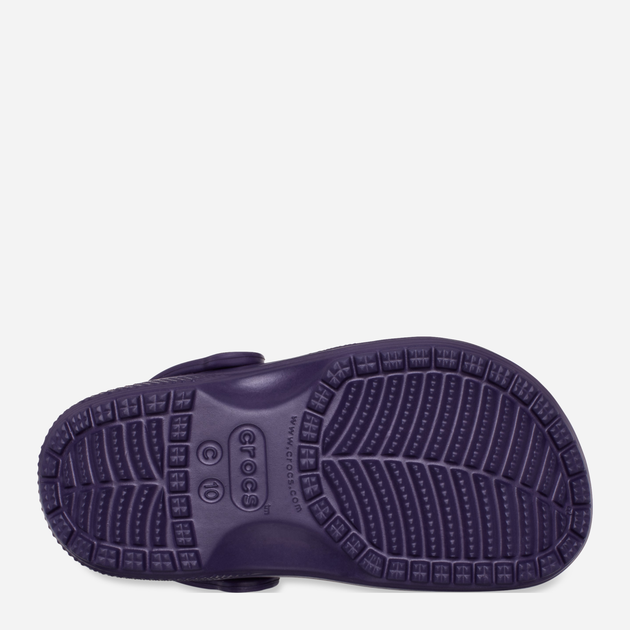 Дитячі крокси-сабо для хлопчика Crocs Classic Kids Clog T 206990-5AS 24-25 Темно-фіолетові (196265875719) - зображення 6