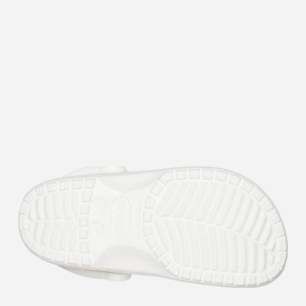 Жіночі крокси Crocs Classic 10001-100 38-39 Білі (883503185623) - зображення 7