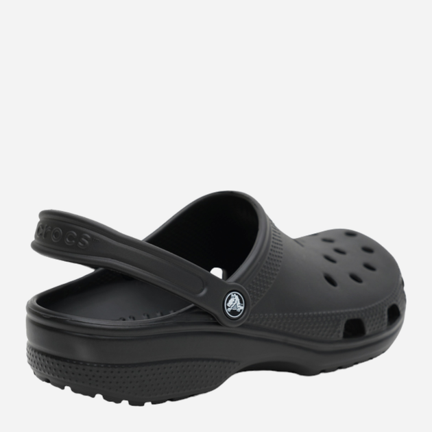Чоловічі крокси Crocs Classic Clog 10001-001 43-44 (M10/W12) 27.2 см Чорні (841158002474) - зображення 4