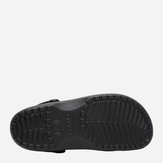 Чоловічі крокси Crocs Classic Clog 10001-001 43-44 (M10/W12) 27.2 см Чорні (841158002474) - зображення 6