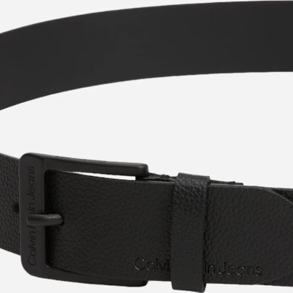 Ремінь чоловічий з натуральної шкіри Calvin Klein K50K511412-BEH 110 см Чорний (8720109149531) - зображення 3