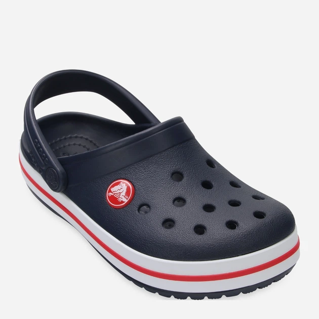 Chodaki młodzieżowe chłopięce Crocs Crocband Kids Clog 207006-485 38-39 (J68) Niebieski/Czerwony (191448739475) - obraz 2