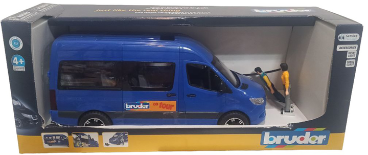 Bus Bruder Auto MB Sprinter z figurkami (4001702026707) (955555905776769) - Outlet - obraz 2